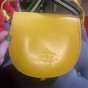 Ralph Lauren Yellow Crossbody Bag